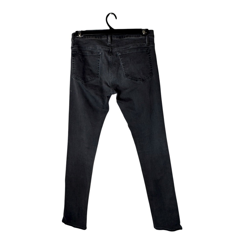 Frame Jeans Men 31 Black Grey‎ Fade To Grey Denim L Homme Slim Streetwear - Picture 3 of 10